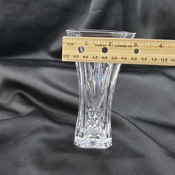 VTG Waterford Marquis Florence Court Crystal Vase 6" Tall Elegant Cut - Picture 9 of 9